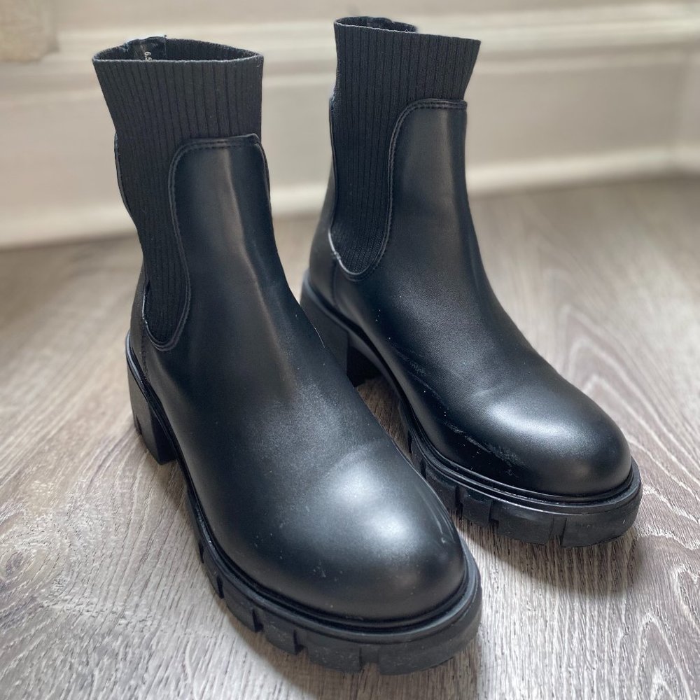 Steve Madden | Size 6.5 | Black | Hutch Boot